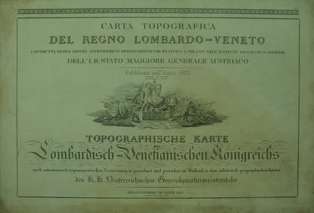 Pittore Anonimo — Carta topografica del Regno Lombardo Veneto
